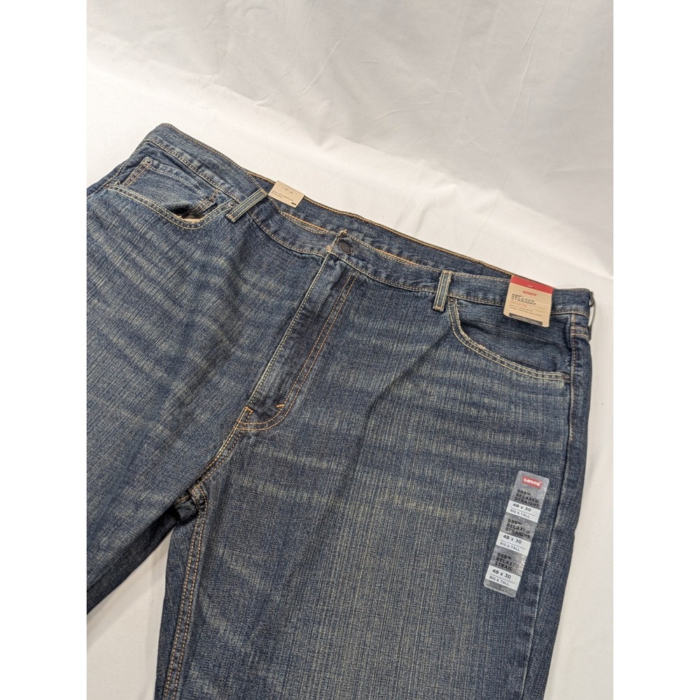 Levi's 559 Relaxed Straight Fit Jeans Blue Big & Tall 48x30 True NWT RT$69.50